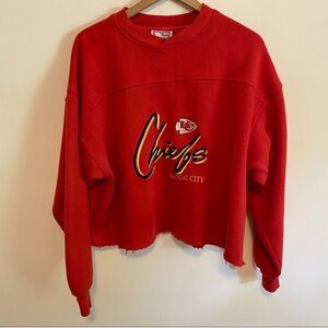 Vintage Kansas City Chiefs Cropped Sweatshirt